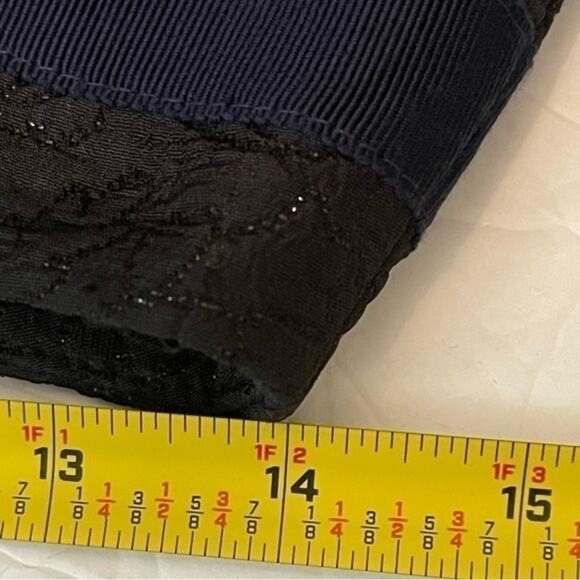 Vera Wang Metallic Black Pleated Party Event Skirt NWOT Size 2 - Picture 10 of 11